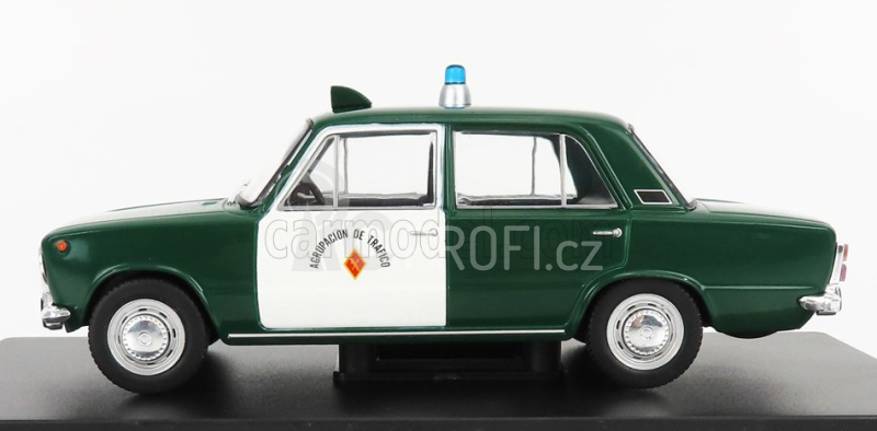 Edicola Seat fiat 124d Agrupacion De Trafico Police 1973 1:24, tmavě zelená