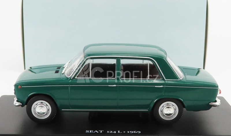 Edicola Seat fiat 124l 1969 1:24 Zelená