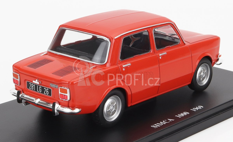 Edicola Simca 1000 1971 1:24 Red