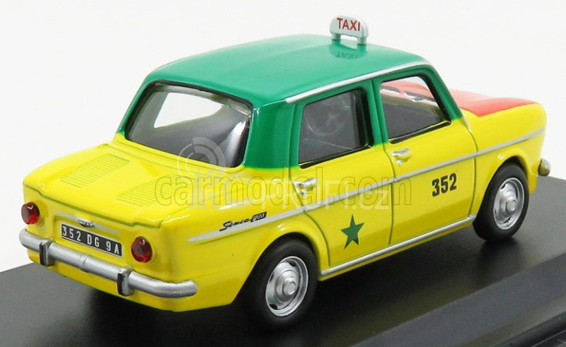 Edicola Simca 1000 Taxi Dakar 1964 1:43 Žlutá Zelená Červená