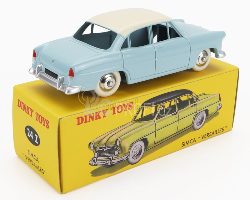 Edicola Simca Versailles 1955 1:43 Světle Modrá Bílá