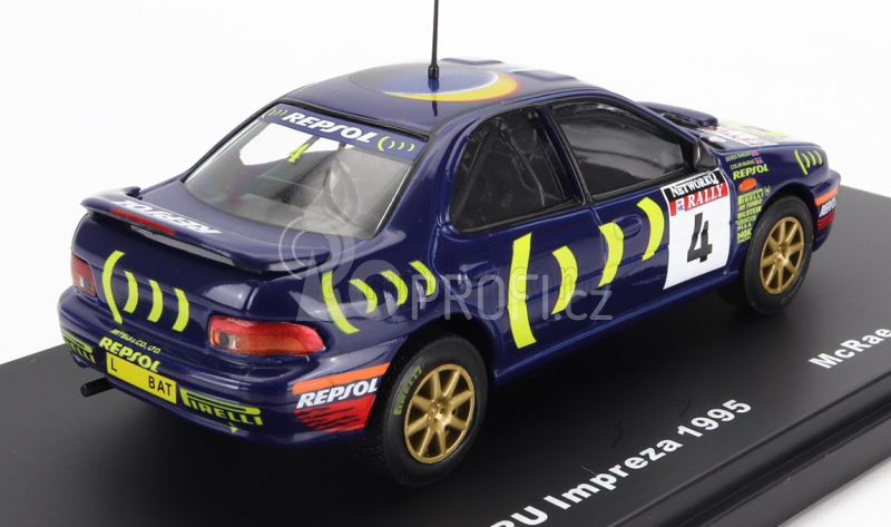 Edicola Subaru Impreza 555 N 4 Winner Rally Rac Lombard 1995 C.McRae - D.Ringer 1:43