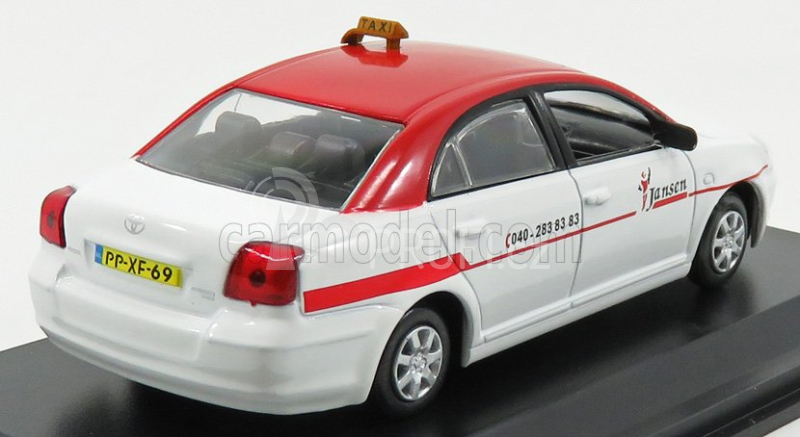 Edicola Toyota Avensis Taxi Eindhoven 2003 1:43 Bílá Červená