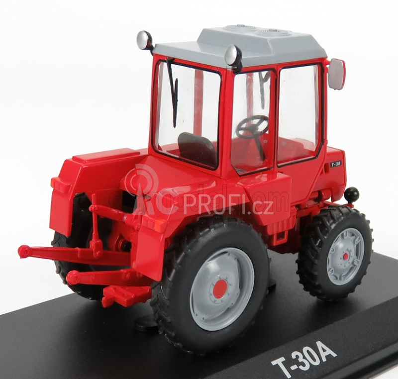 Edicola Tractor T-30a Soviet 1972 - Damage Blister Box 1:43 Červená Šedá