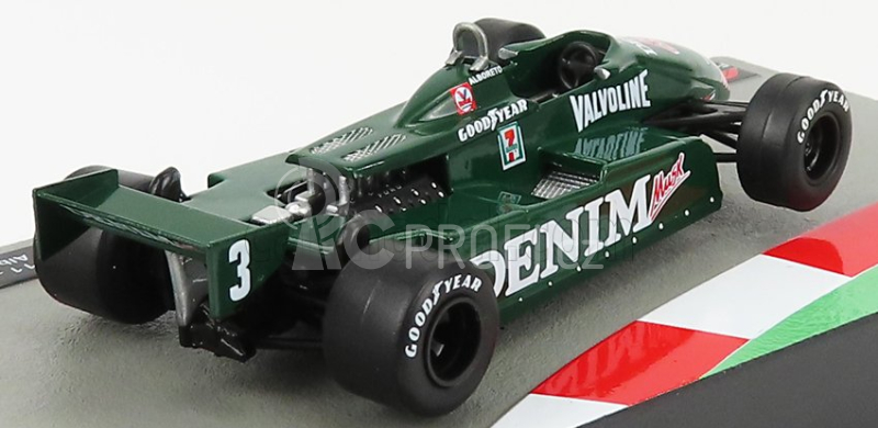 Edicola Tyrrell F1  011 Denim N 3 Season Gp 1982 Michele Alboreto 1:43 Zelená