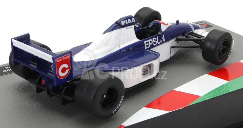 Edicola Tyrrell F1  018 Ford N 3 Season 1990 Satoru Nakajima 1:43 Modrá Bílá