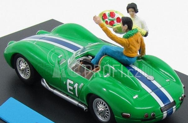 Edicola Vaillant E1 Sport Spider - With Figures 1:43 Zelená