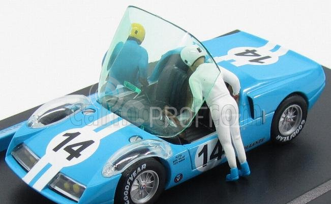 Edicola Vaillant Sport Proto N 14 Spider - With Figures 1:43 Světle Modrá Bílá