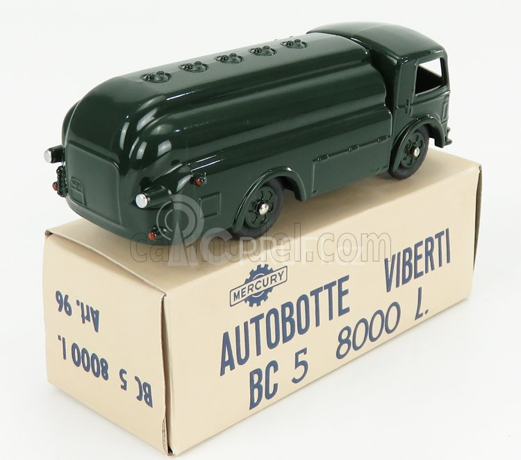 Edicola Viberti Autobotte Bc5 8000l Tanker Truck 1940 1:48 Vojenská Zelená