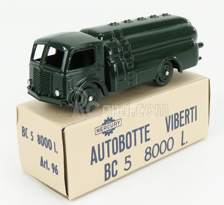 Edicola Viberti Autobotte Bc5 8000l Tanker Truck 1940 1:48 Vojenská Zelená