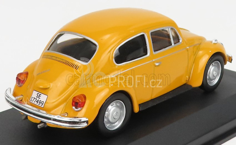 Edicola Volkswagen Beetle Kafer 1300 1970 - Con Vetrina - With Showcase 1:43 Žlutá