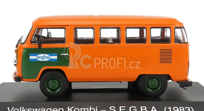 Edicola Volkswagen T1 Minibus Kombi S.e.g.b.a 1983 1:43 Orange