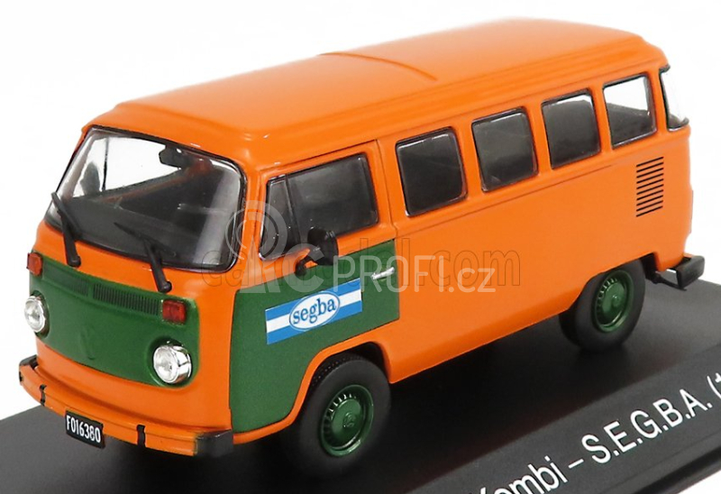 Edicola Volkswagen T1 Minibus Kombi S.e.g.b.a 1983 1:43 Orange