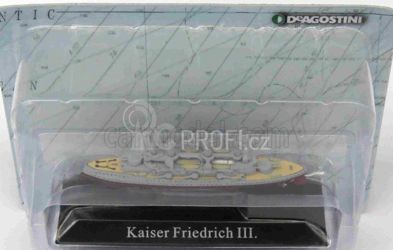 Edicola Warship Kaiser Friedrich Iii Liner Warship Germany 1896 1:1250 Military