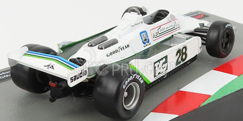 Edicola Williams F1  Fw07 N 28 Season 1979 Clay Regazzoni 1:43 Zelená Bílá