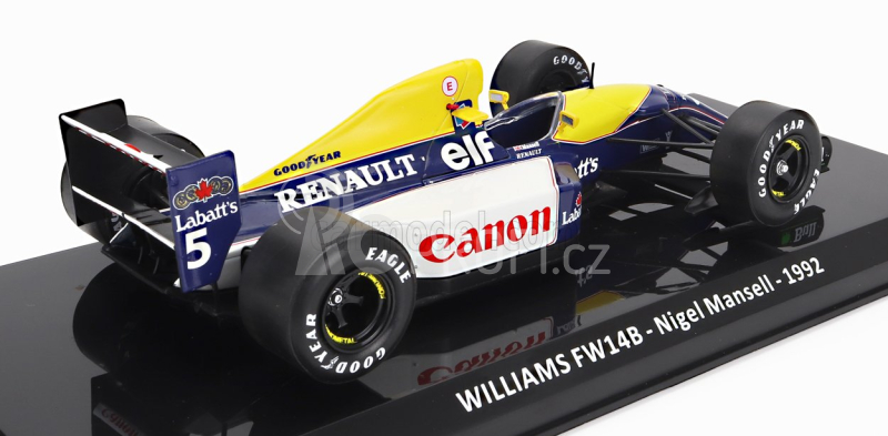 Edicola Williams F1 Fw14b Renault N 5 World Champion Season 1992 Nigel Mansell 1:24