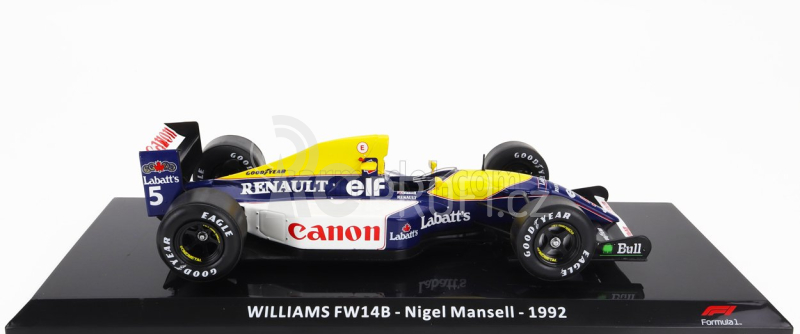 Edicola Williams F1 Fw14b Renault N 5 World Champion Season 1992 Nigel Mansell 1:24