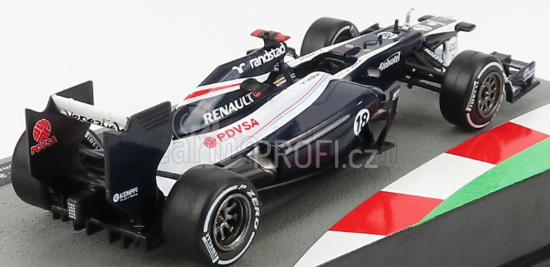 Edicola Williams F1  Fw34 Cosworth N 18 Season 2012 Pastor Maldonado 1:43 Modrá Bílá