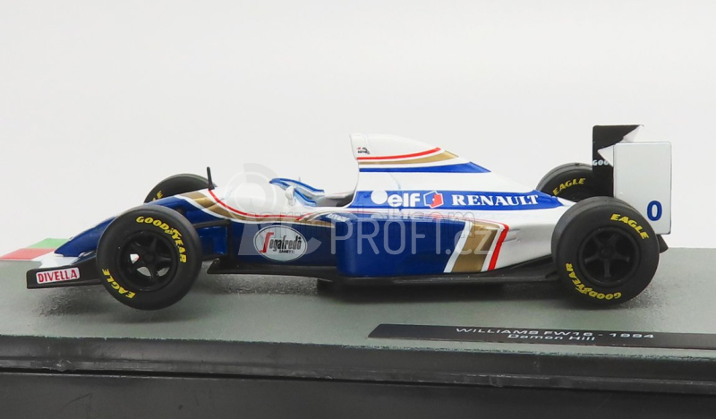 Edicola Williams F1  Renault Fw16 Elf N 0 Season 1994 Demon Hill 1:43 Modrá Bílá