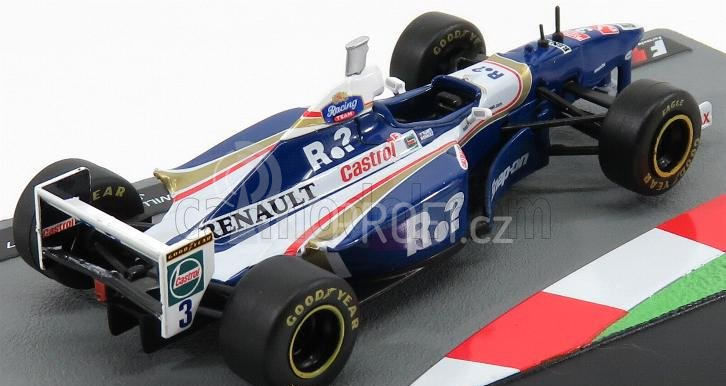 Edicola Williams F1 Renault Fw19 N 3 Jacques Villeneuve Season 1997 World Champion 1:43 Modrá Bílá