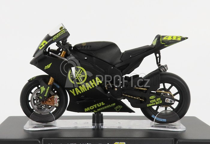 Edicola Yamaha Yzr-m1 N 46 Test Sepang Motogp 2007 Valentino Rossi 1:18 Black