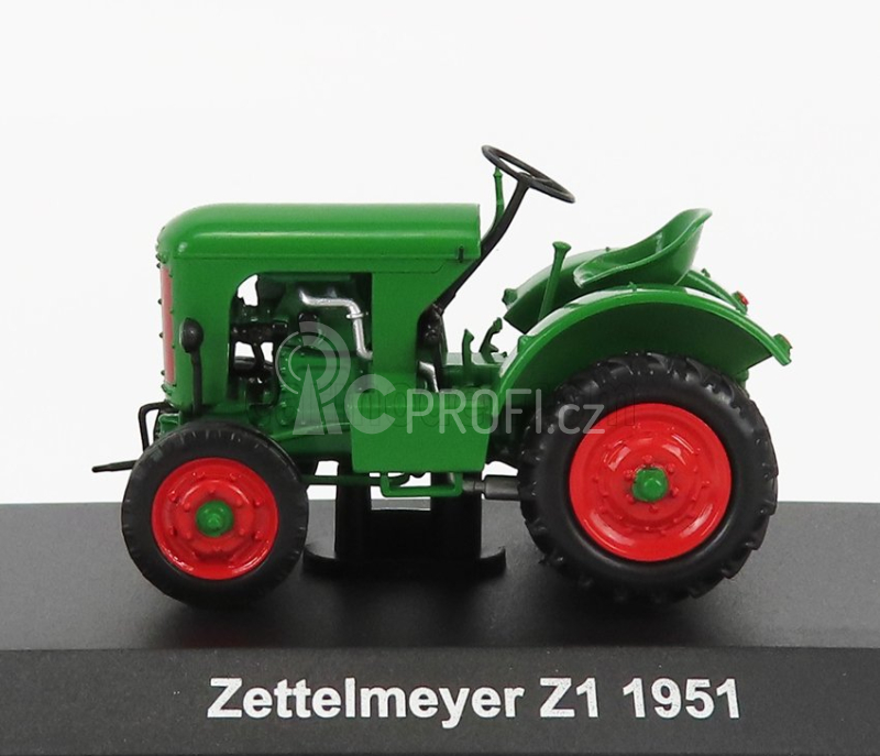 Edicola Zettelmeyer Z1 Tractor Germany 1951 - Con Vetrina - With Showcase 1:43 Zelená