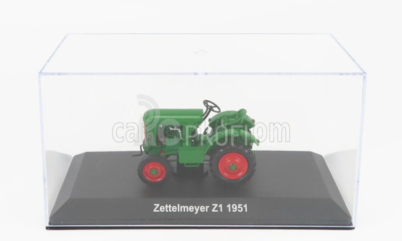 Edicola Zettelmeyer Z1 Tractor Germany 1951 - Con Vetrina - With Showcase 1:43 Zelená