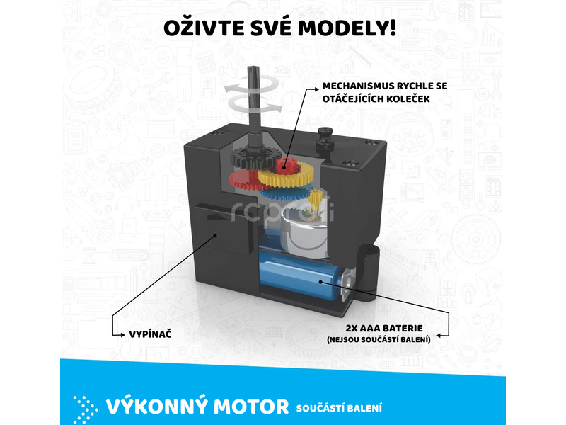 Engine Creative Engineering 40 modelů Master + motor