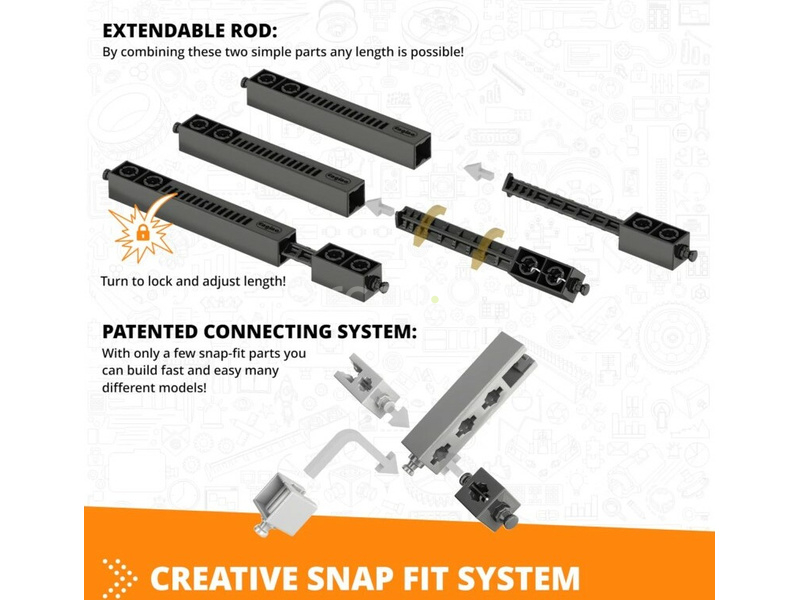 Engino Creative Builder 50 modelů + motor