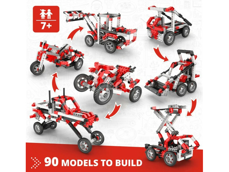 Engino Creative Builder 90 modelů + motor