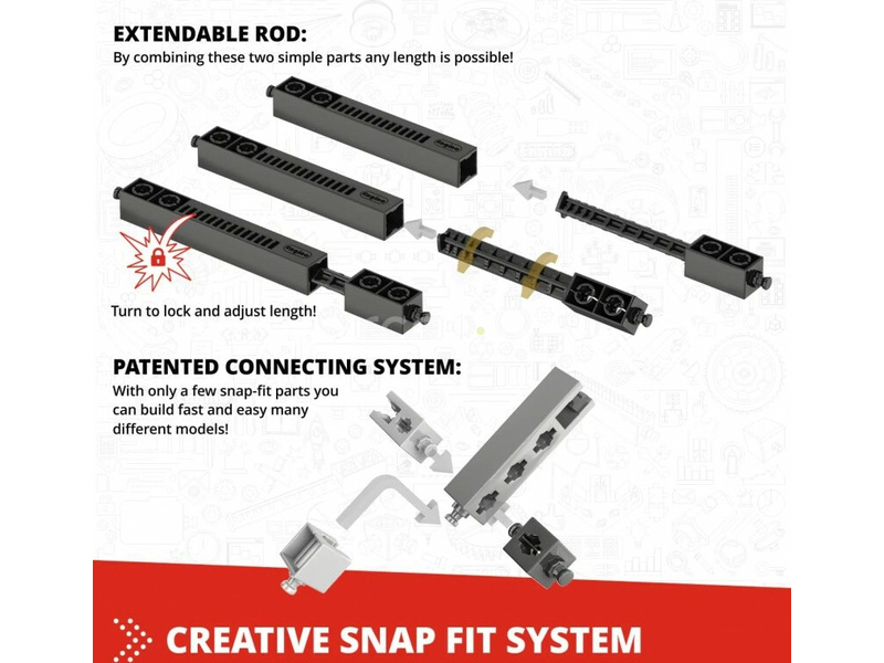 Engino Creative Builder 90 modelů + motor