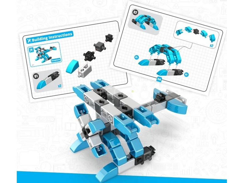 Engino Inventor Mechanics akrobatické letadlo 5 modelů