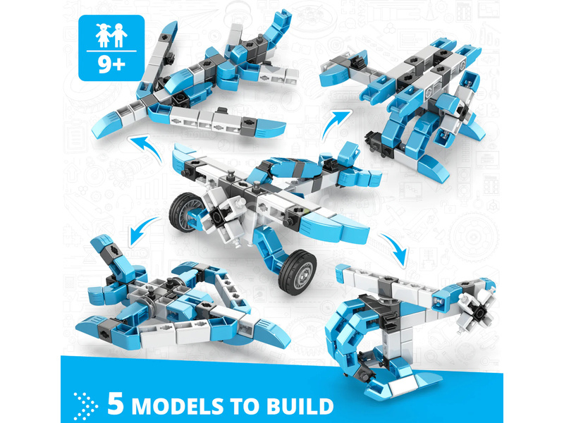 Engino Inventor Mechanics akrobatické letadlo 5 modelů