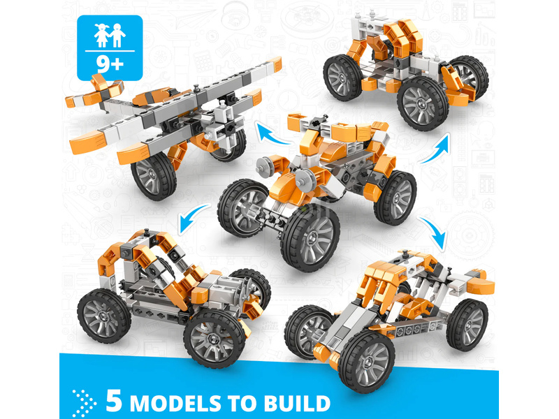 Engino Inventor Mechanics čtyřkolka 5 modelů