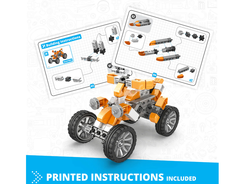 Engino Inventor Mechanics čtyřkolka 5 modelů