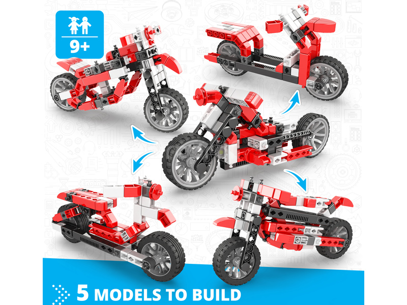 Engino Inventor Mechanics motorka 5 modelů