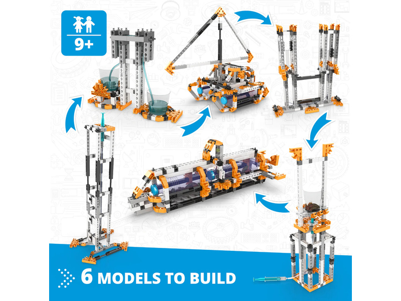 Engino Stem Dynamika kapalin Archimédův zákon, vztlak a hydraulika