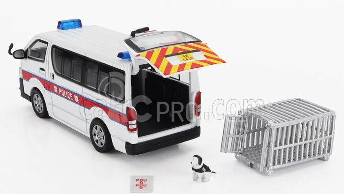 Era-models Toyota Hiace Minibus Police With Rescue Dog 2009 1:64 Bílá Červená