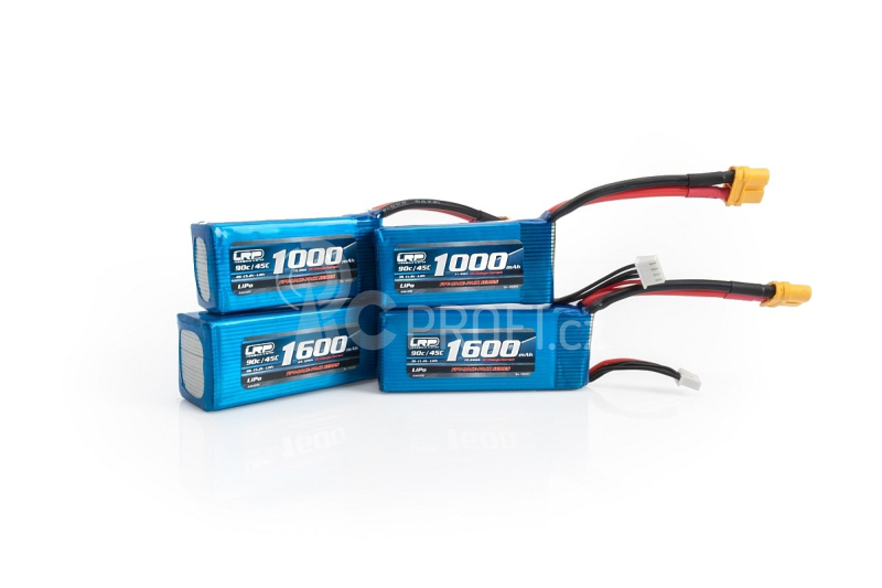 FPV-Race-Pack 1000mAh -3S -90C/45C -11.4V LiHV sada s XT60 konektorem