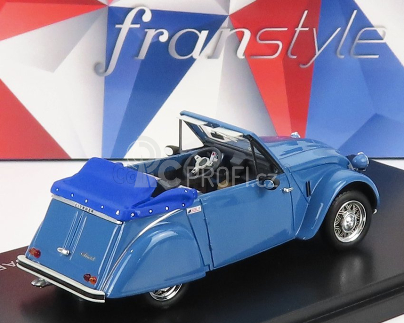 Franstyle Citroen 2cv Cabriolet Open 1954 1:43 Blue