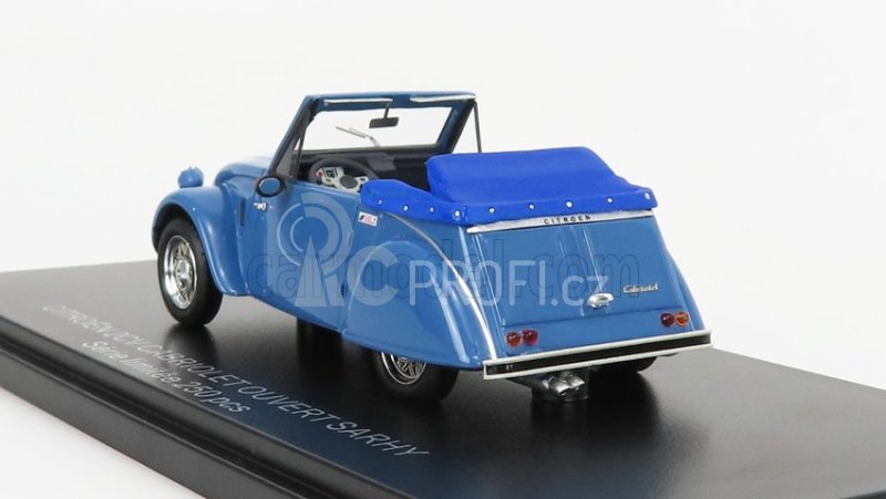 Franstyle Citroen 2cv Cabriolet Open 1954 1:43 Blue