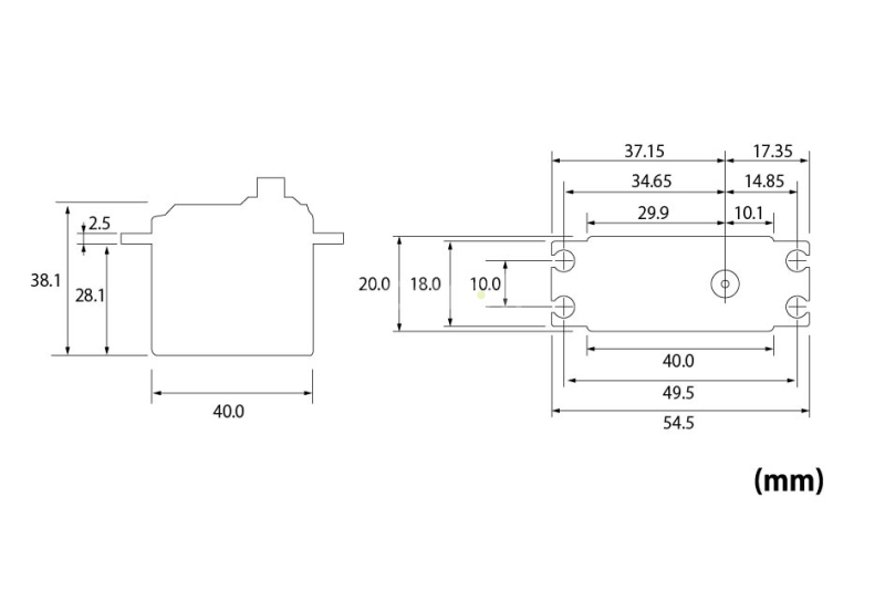 Futaba S-C300 (9,6kg 0,12s/60°)