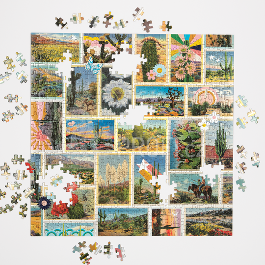 Galison Puzzle Barevná poušť 500 dílků