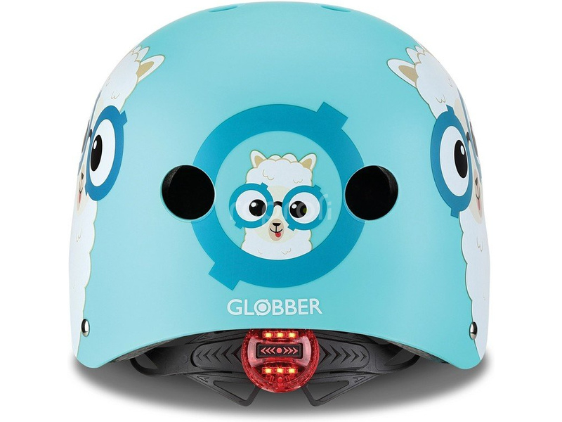 Globber - Dětská přilba Elite Lights Sky Blue Buddy XS/S