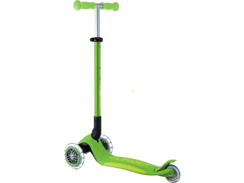 Globber - Koloběžka Primo Plus Lights V2 skládací Apple Green/Lime Green