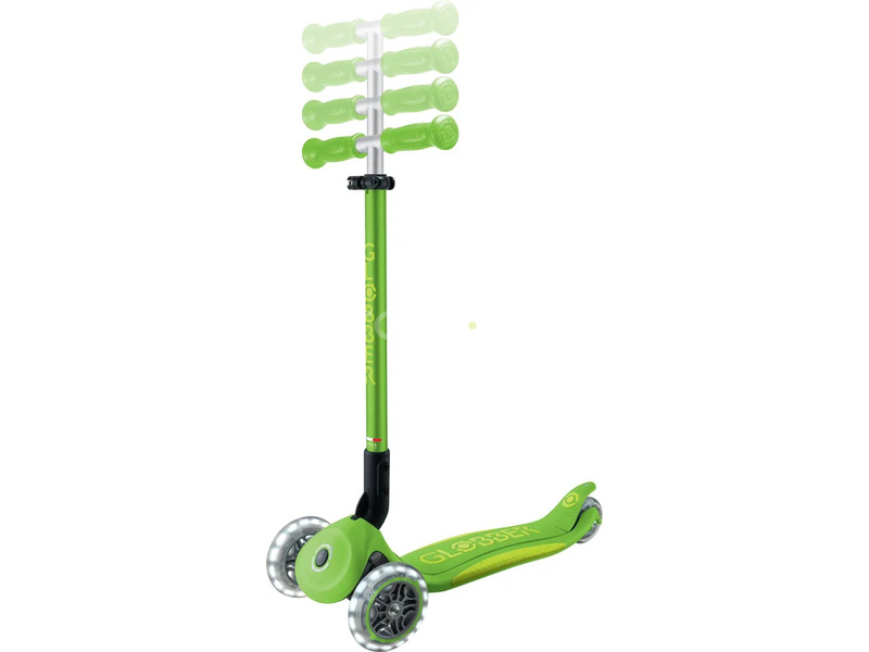 Globber - Koloběžka Primo Plus Lights V2 skládací Apple Green/Lime Green