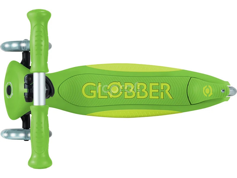 Globber - Koloběžka Primo Plus Lights V2 skládací Apple Green/Lime Green