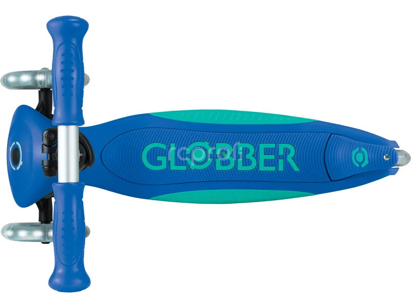 Globber - Koloběžka Primo Plus Lights V2 skládací Fuchsia/Sky Blue