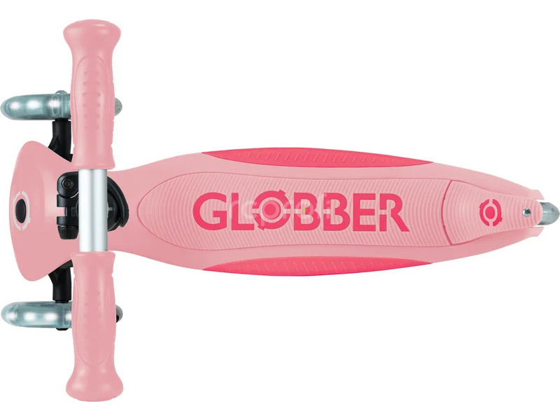 Globber - Koloběžka Primo Plus Lights V2 skládací Fuchsia/Sky Blue