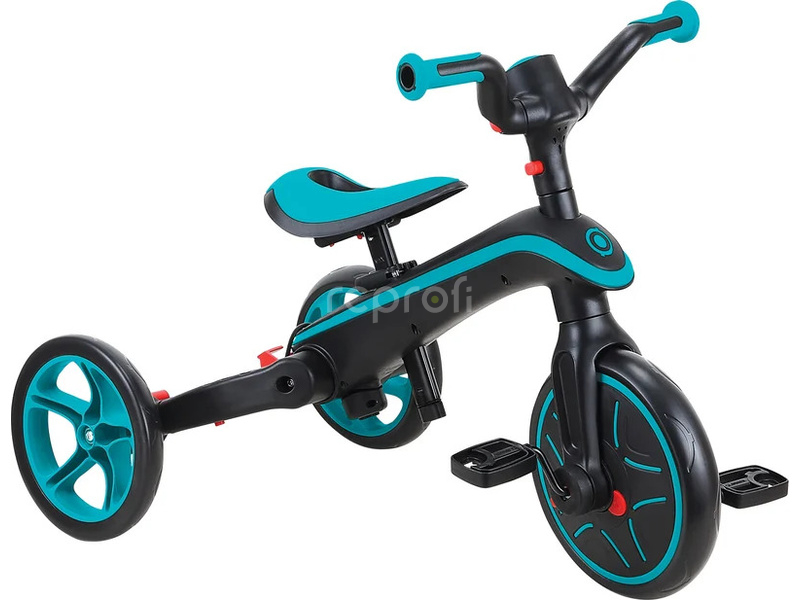 Globber - Tříkolka Explorer Trike 4in1 skládací Teal